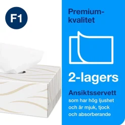 Ansiktsservett Tork F1 Premium Facial Extra Mjuk