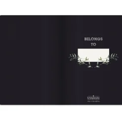 Anteckningsbok Burde Deluxe Linjerad Flower A5