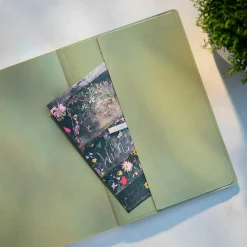 Anteckningsbok Burde Deluxe Linjerad Grön A5