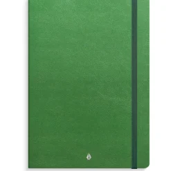 Anteckningsbok Burde Deluxe Linjerad Grön A5