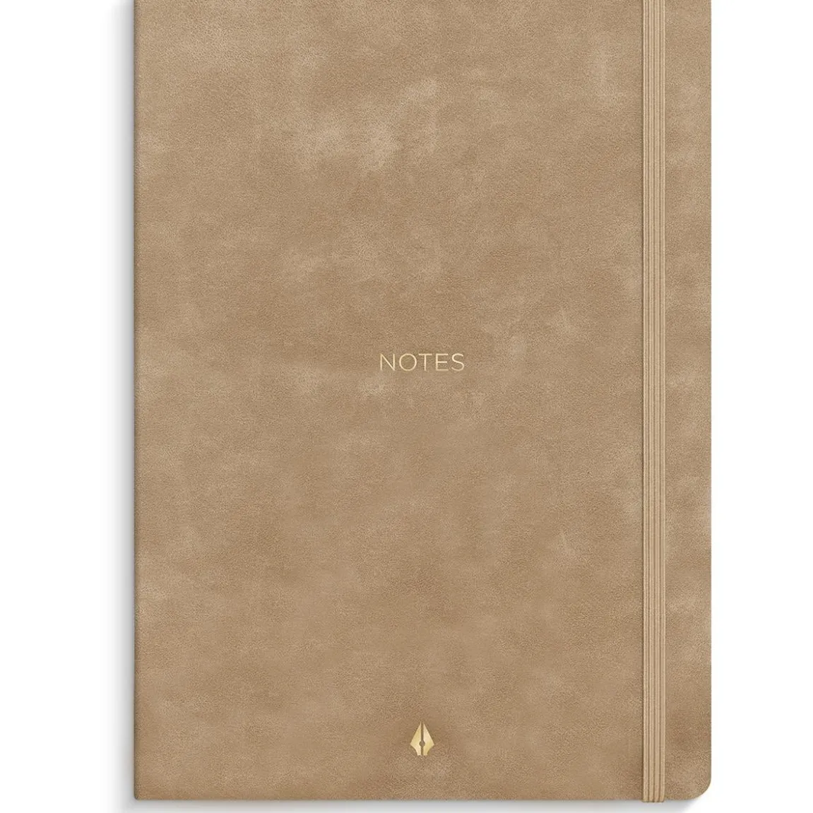 Anteckningsbok Burde Deluxe Smooth Beige A5
