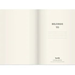 Anteckningsbok Burde Deluxe Smooth Beige A5