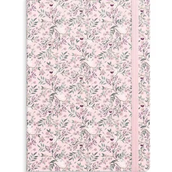 Anteckningsbok Burde DeLuxe Twigs Linjerad Rosa A5