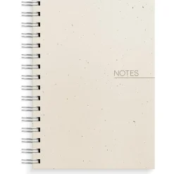Anteckningsbok Burde Spiral Linjerad Beige A5