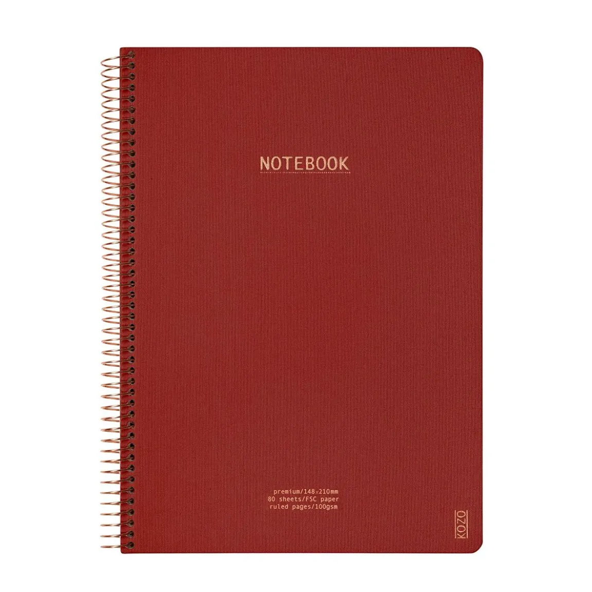 Anteckningsbok Kozo Premium Linjerad Bric A4