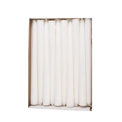Antikljus Anton Stearin 7h Vit 25cm