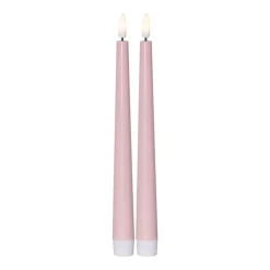 Antikljus Star Trading Flamme Candy 2-pack Rosa Pastellfärg