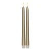 Antikljus Star Trading LED Flamme Metal Guld 28,5cm