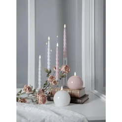 Antikljus Star Trading LED Flamme Shine Rosa