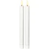 Antikljus Star Trading LED Flamme Vit 25cm