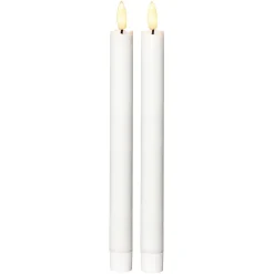 Antikljus Star Trading LED Flamme Vit 25cm