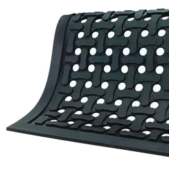 Arbetsplatsmatta Matting Comfort Flow Svart 56x85cm