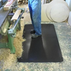 Arbetsplatsmatta Matting Yoga Deck Zedlan Svart 91x61cm