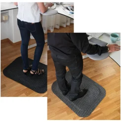 Arbetsplatsmatta Matting Yoga Fashion Grå 58x83cm