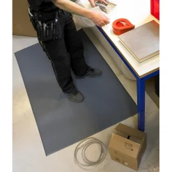 Arbetsplatsmatta Matting Yoga Super Plus grå 61x91cm