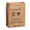 Avfallspåse Matavfall Våtstark Kraftpapp 22L 90g Brun 320x160x430mm