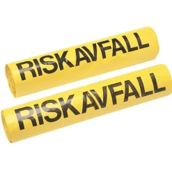 Avfallspåse Plast Riskavfall Gul 125L