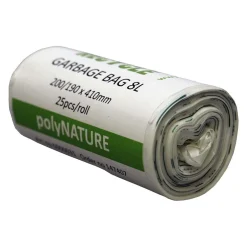 Avfallspåse PolyNATURE Kompost 8L Vit 390x410mm