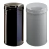 Avfallstunna Durable Safe+ metall svart 30 lit