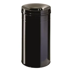 Avfallstunna Durable Safe+ metall svart 30 lit