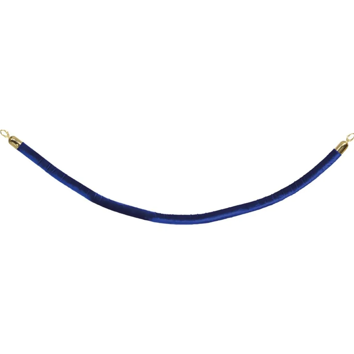 Avspärrningsrep Securit Sammet Blå/Guld 150cm