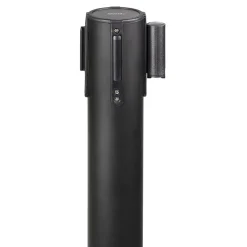 Avspärrningsstolpe Securit Ink Indragbar Rem Svart 200cm