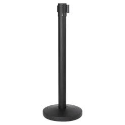 Avspärrningsstolpe Securit Ink Indragbar Rem Svart 200cm