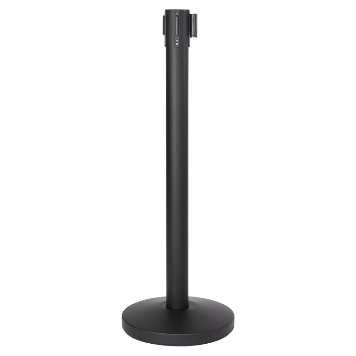 Avspärrningsstolpe Securit Ink Indragbar Rem Svart 200cm