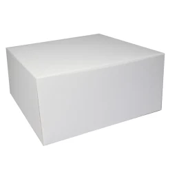 Bakelsekartong Vit 190x190x90 mm