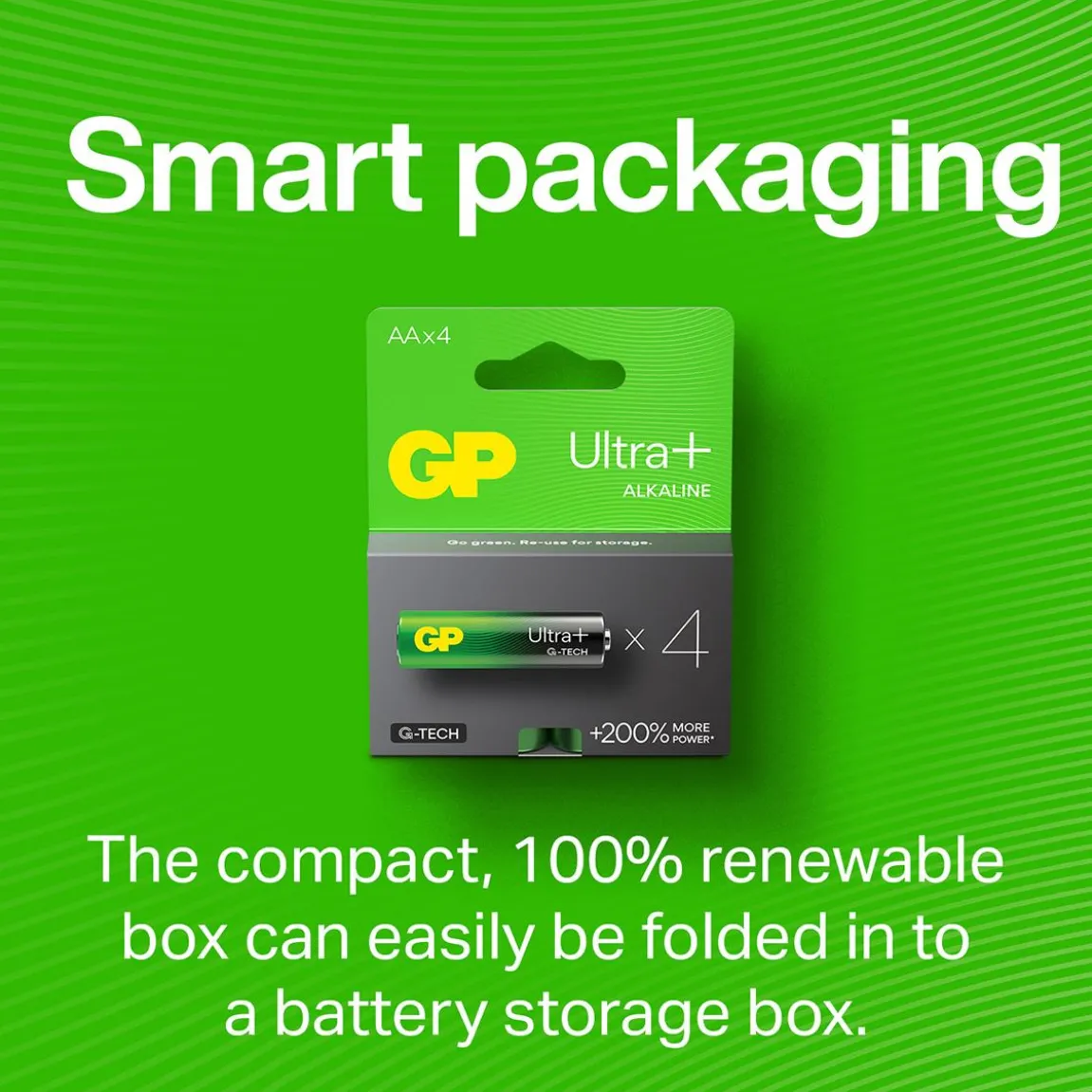 Batteri GP Ultra + G-Tech Alkaline LR03 AAA