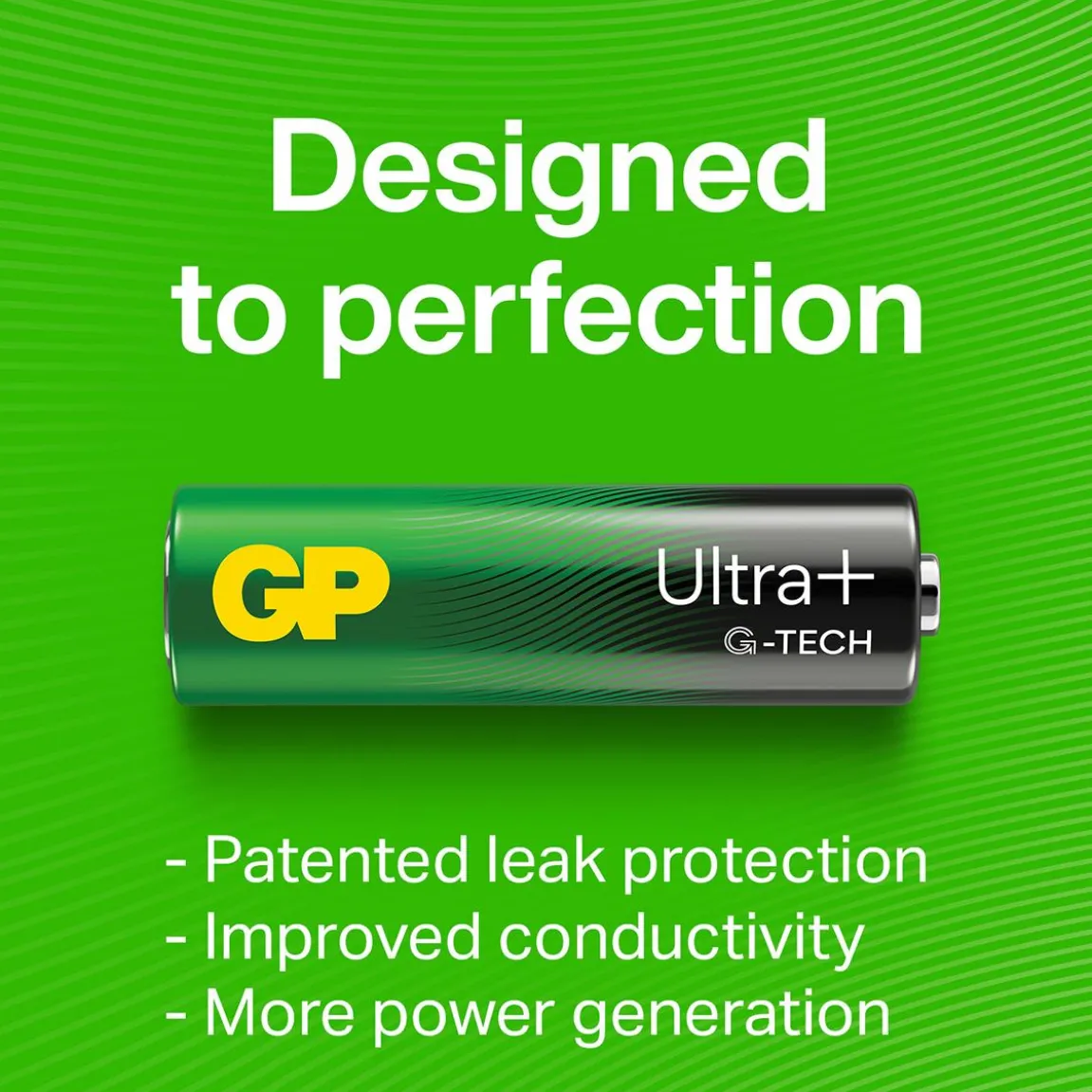Batteri GP Ultra + G-Tech Alkaline LR14/C