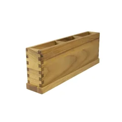 Bestickåda 3-fack Ek 36,3x6x13cm