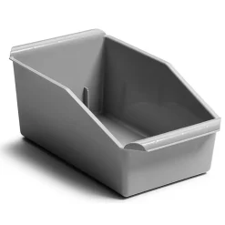 Besticklåda 1-fack Grå 300x167x130 mm