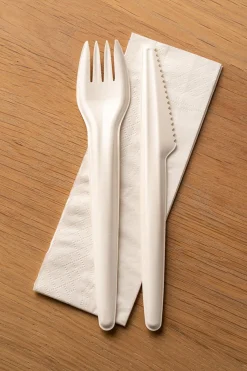 Bestickpåse pappers Kniv/Gaffel & Servett 170mm