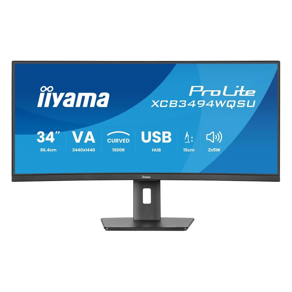 Bildskärm iiyama Curved UltraWide Quad HD 34"