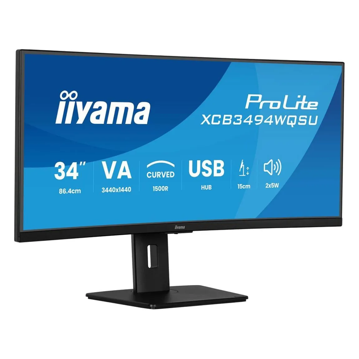 Bildskärm iiyama Curved UltraWide Quad HD 34"