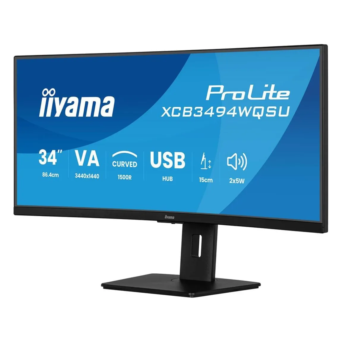 Bildskärm iiyama Curved UltraWide Quad HD 34"