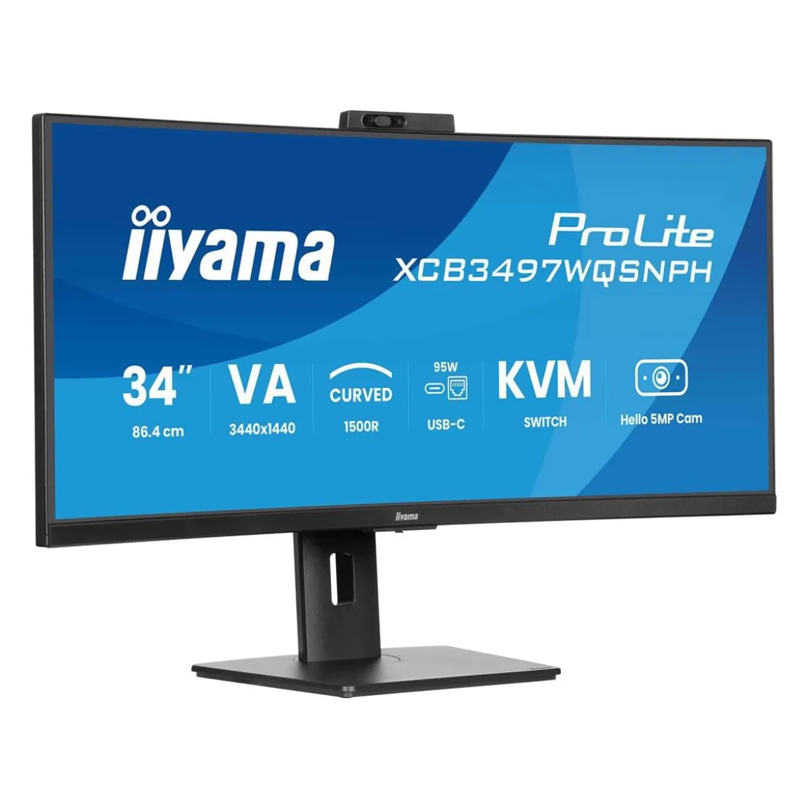Bildskärm iiyama Curved UltraWide Quad HD 34"