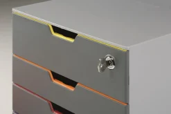 Blankettbox Durable Varicolor SAFE grå A4