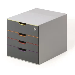 Blankettbox Durable Varicolor SAFE grå A4
