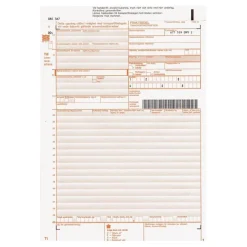 Blankett Fraktsedel stamsats fs701.1sa