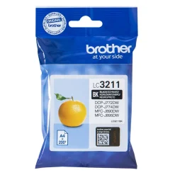 Bläckpatron Brother LC3211BK Svart