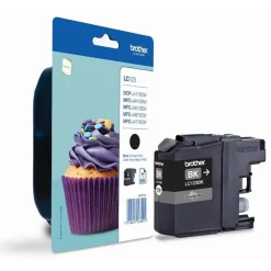 Bläckpatron Brother 600 Sidor LC123BK Svart