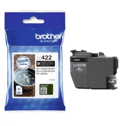 Bläckpatron Brother 550 Sidor LC422BK Svart
