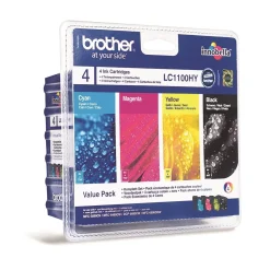 Bläckpatron Brother Valuepack LC1100HYVALBPDR BKCMY
