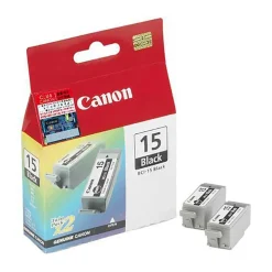 Bläckpatron Canon BCI-15BK 2-pack 8190A002 Svart