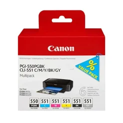 Bläckpatron Canon PGI-550/CLI-551 Multipack