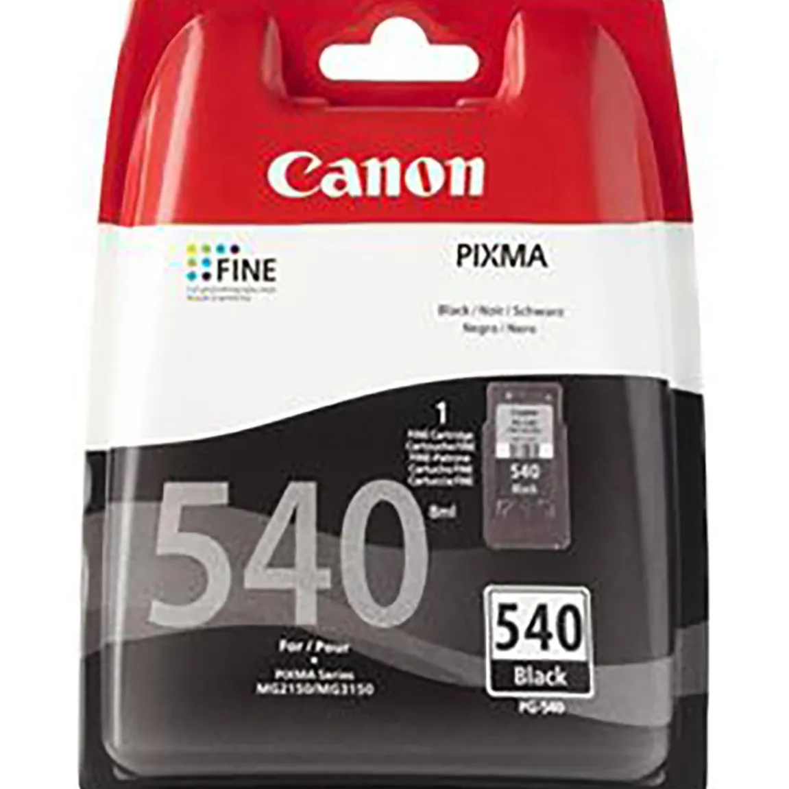 Bläckpatron Canon PG-540 180 sidor Svart