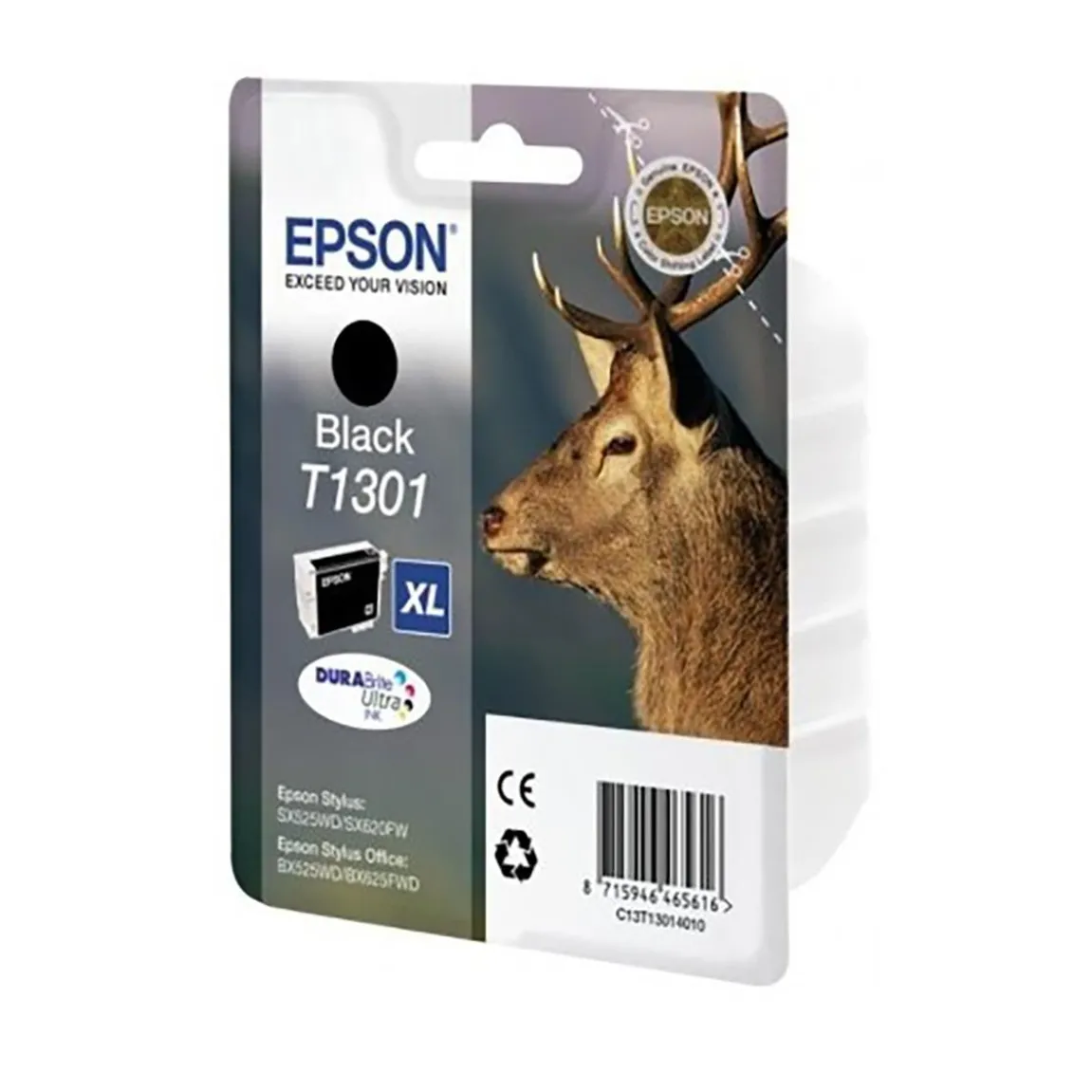 Bläckpatron Epson C13T13014010 Svart