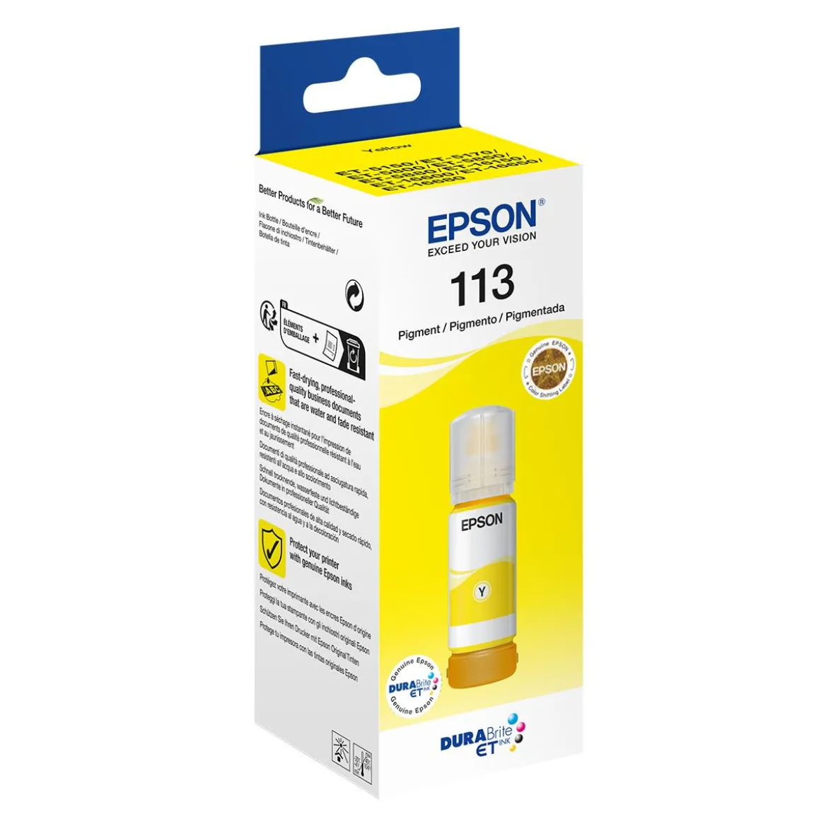 Bläckpatron Epson 113 Ecotank 6000 Sidor Gul